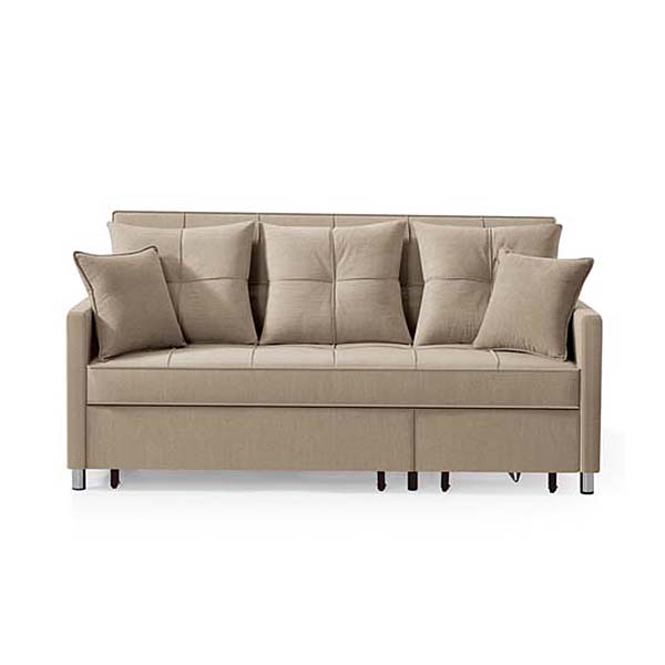 hot new l shaped mechanism fabric corner sofa cum bed